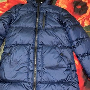 NWOT Michael kors navy blue puffer